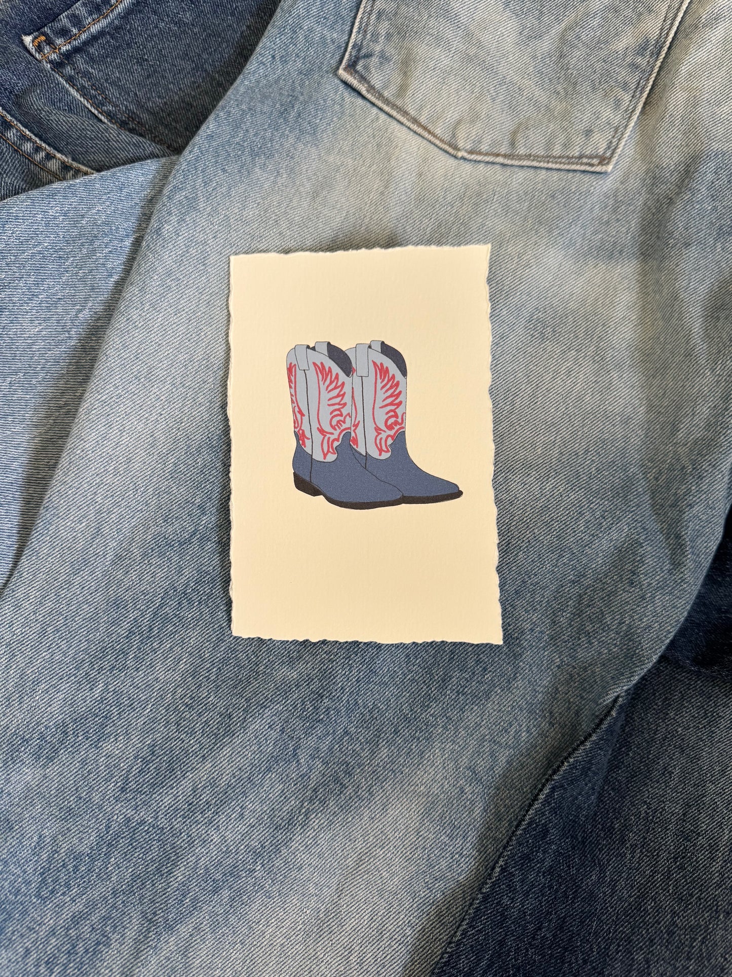 University Boots Mini Print