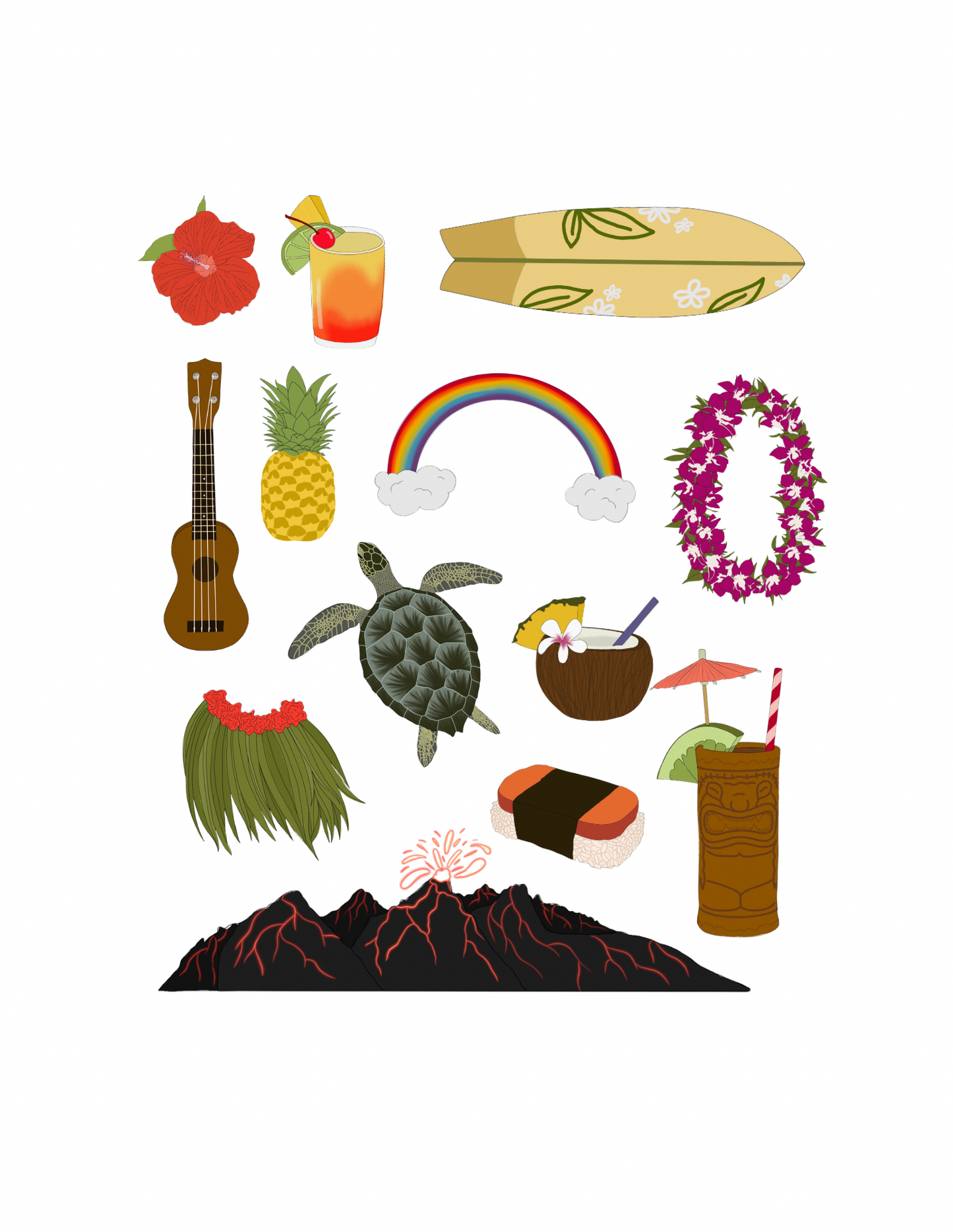 Hawaii State Print
