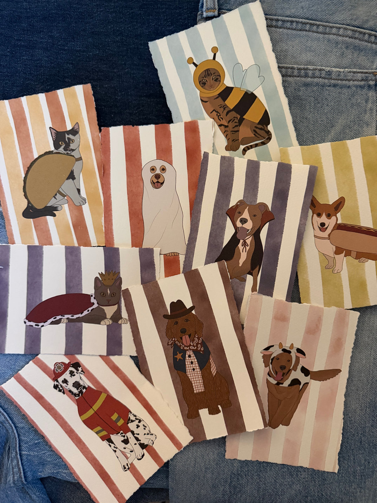 LIMITED EDITION: Paw-loween Pet Costume 4x6 Print