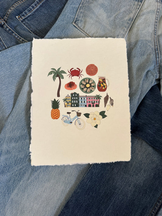 Charleston City Print