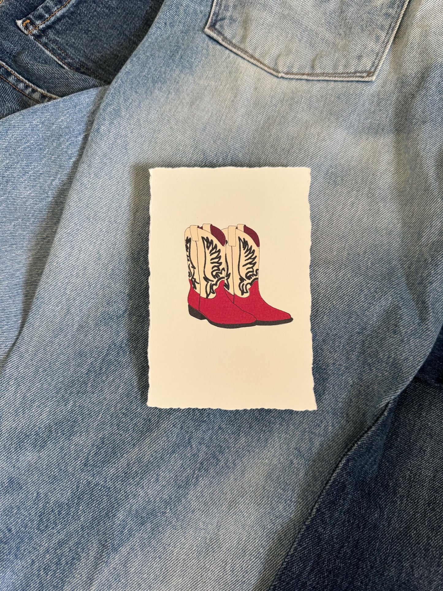 University Boots Mini Print