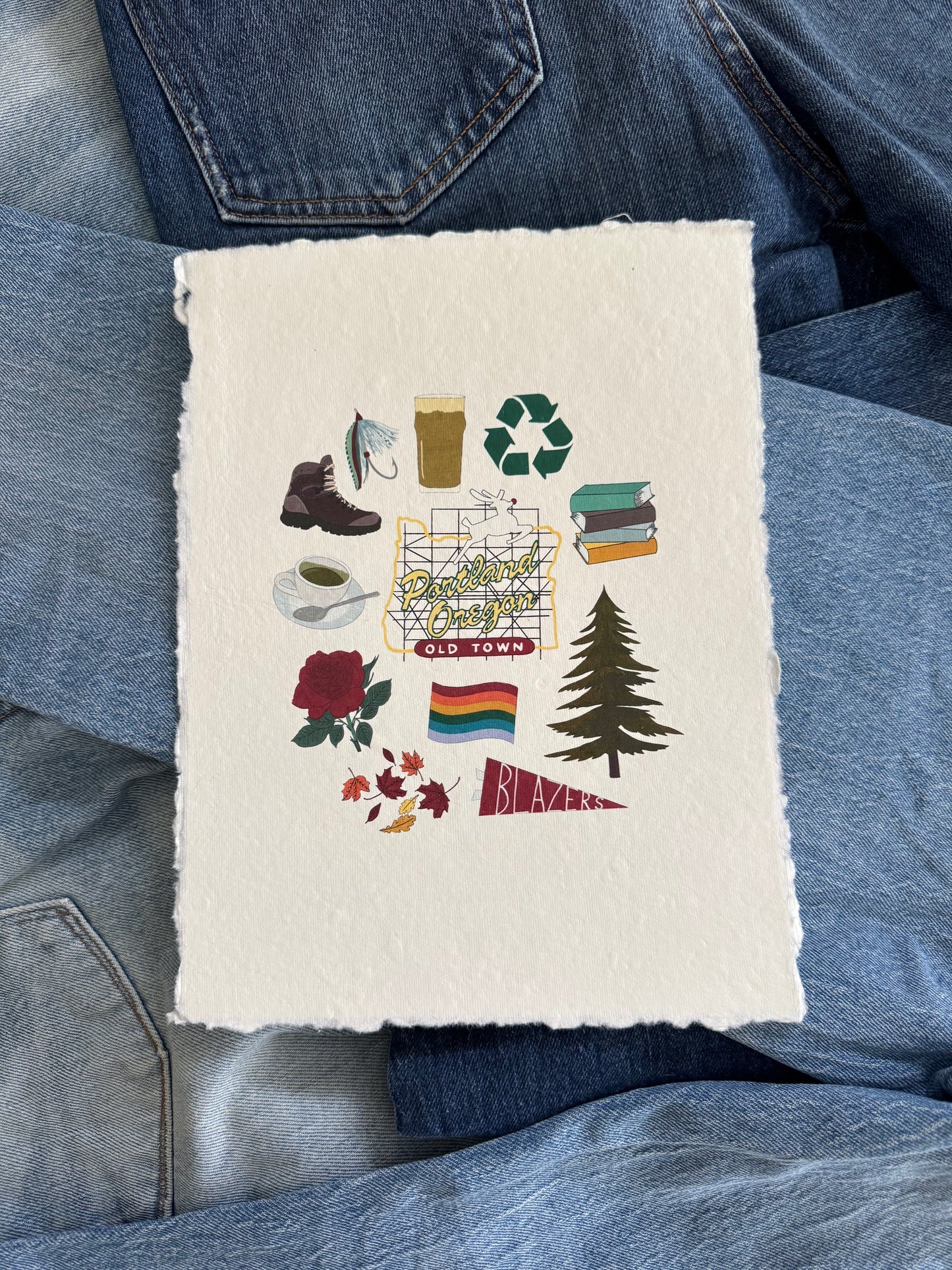 Portland City Print