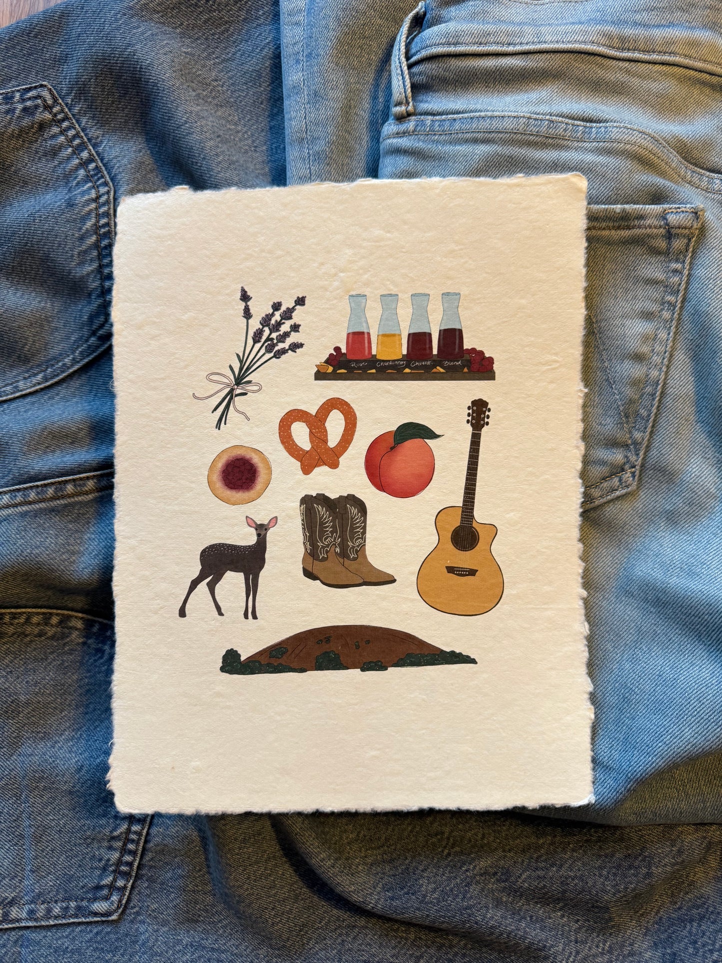 Fredericksburg City Print