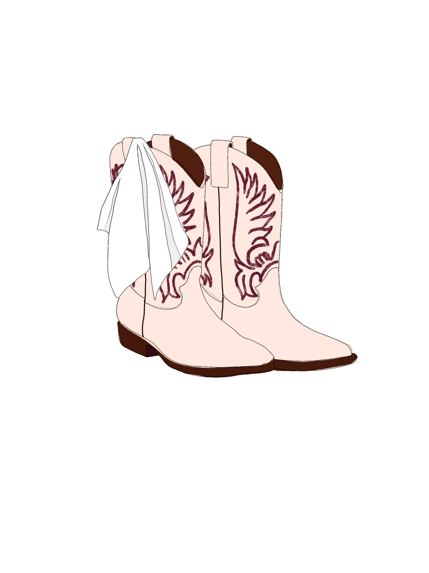 University Boots Mini Print