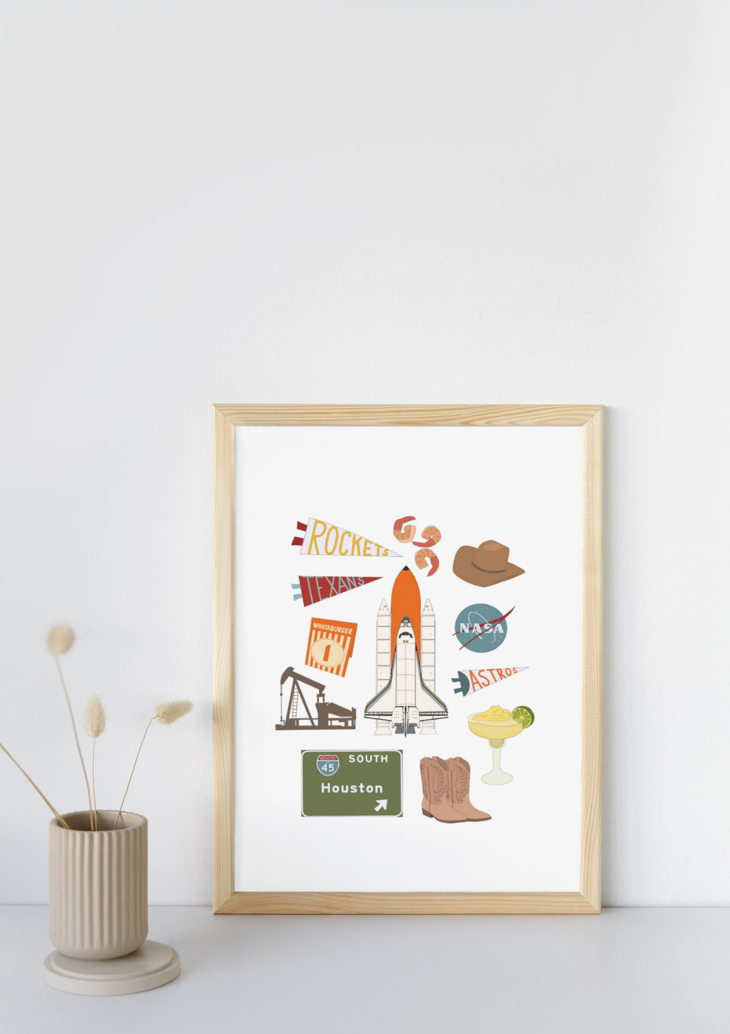 Houston City Print