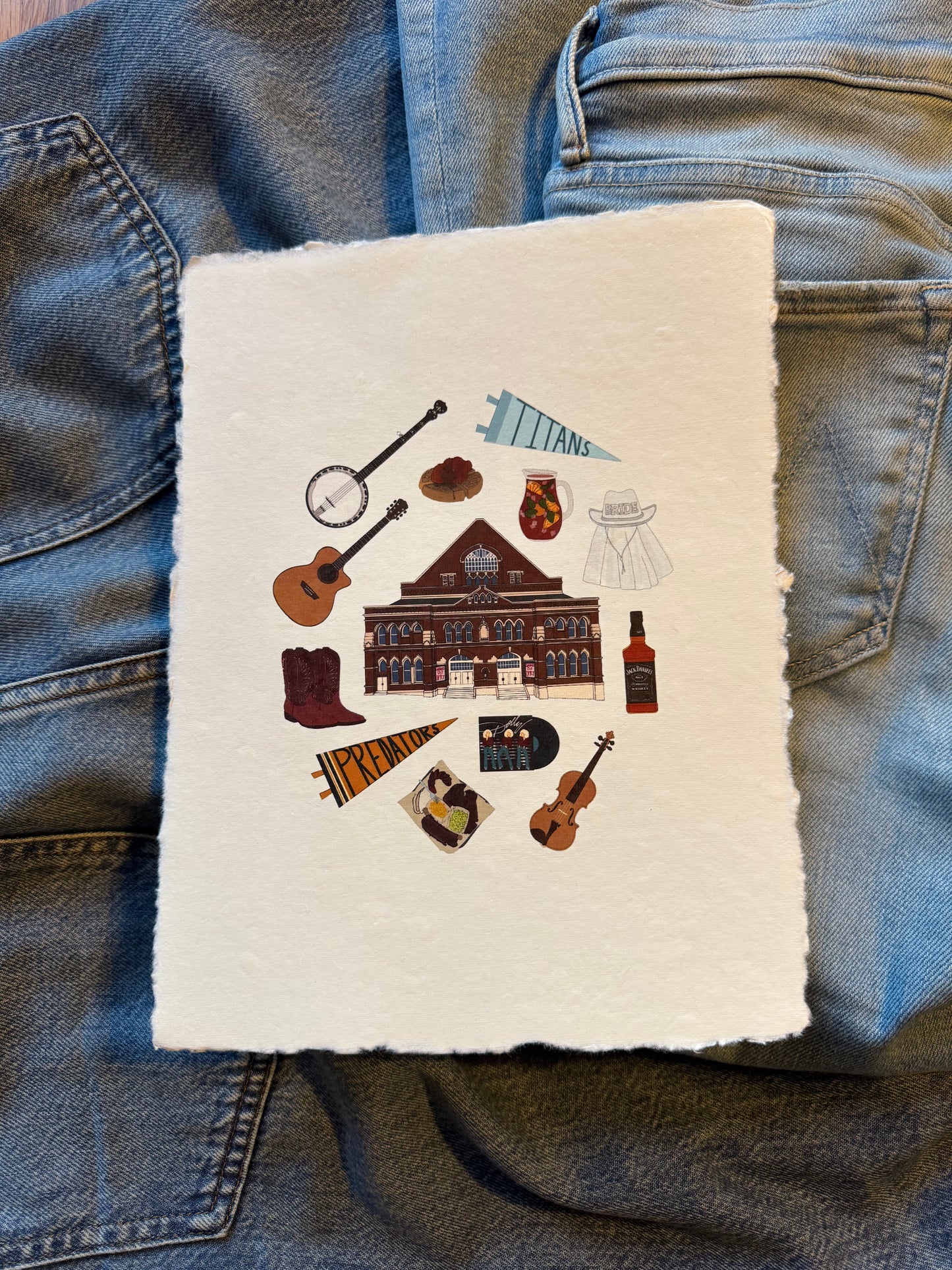 Nashville City Print