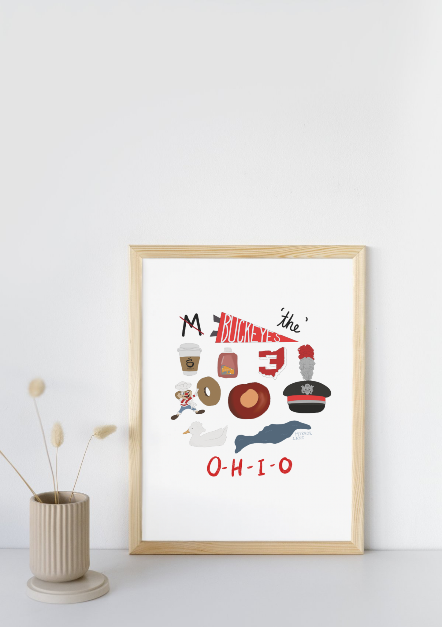 Columbus, Ohio Campus Print