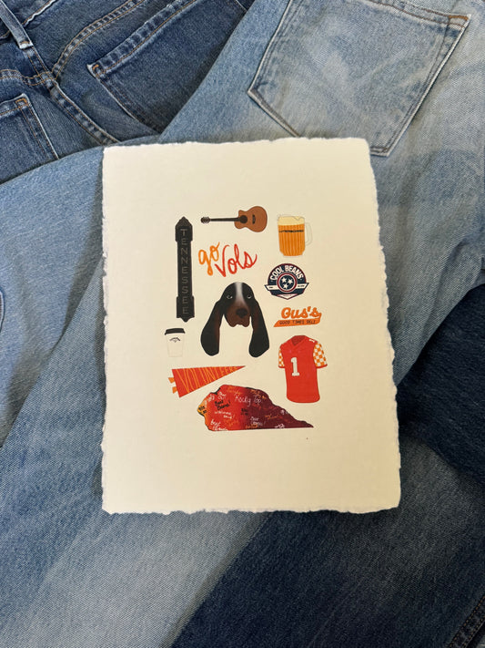 Knoxville, Tennessee University Print