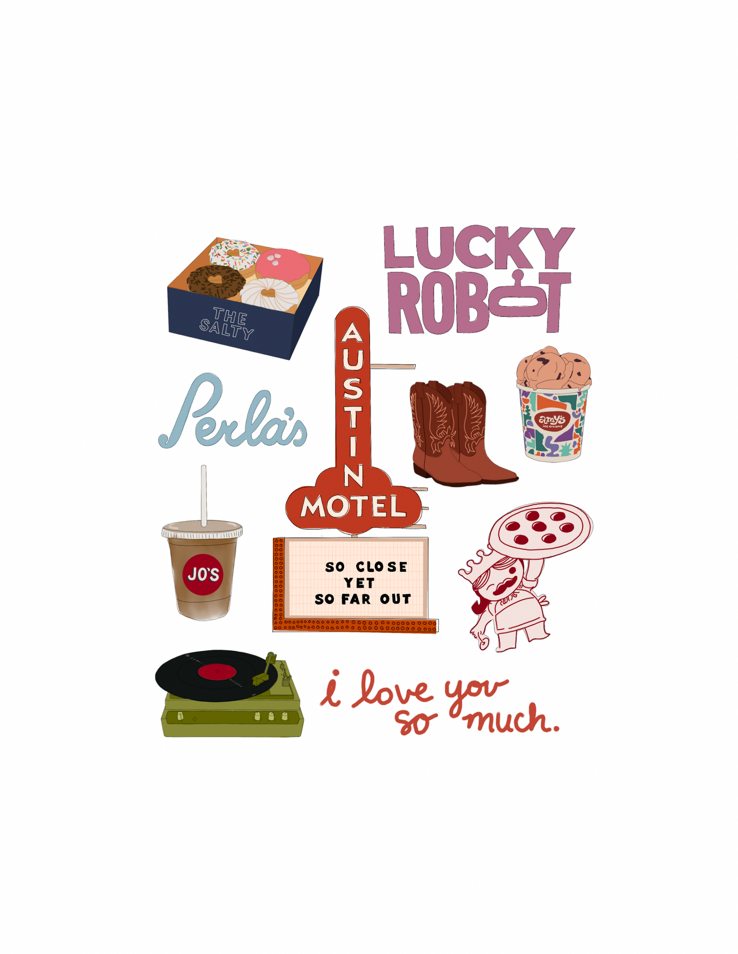 Austin - South Congress Print