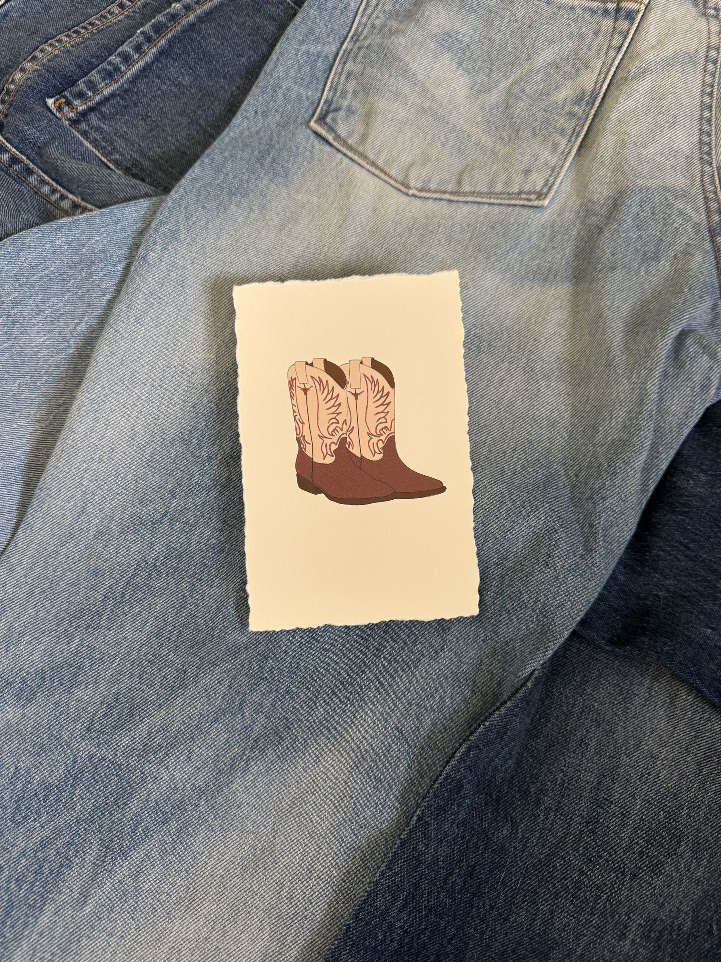 University Boots Mini Print