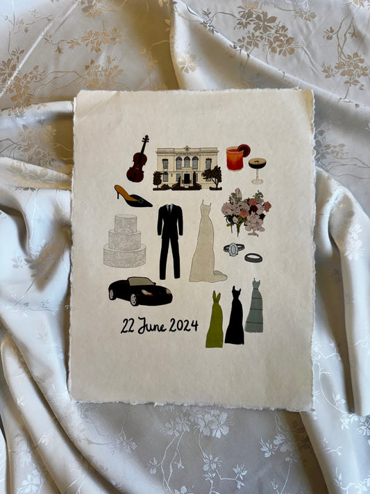 Custom Wedding Print
