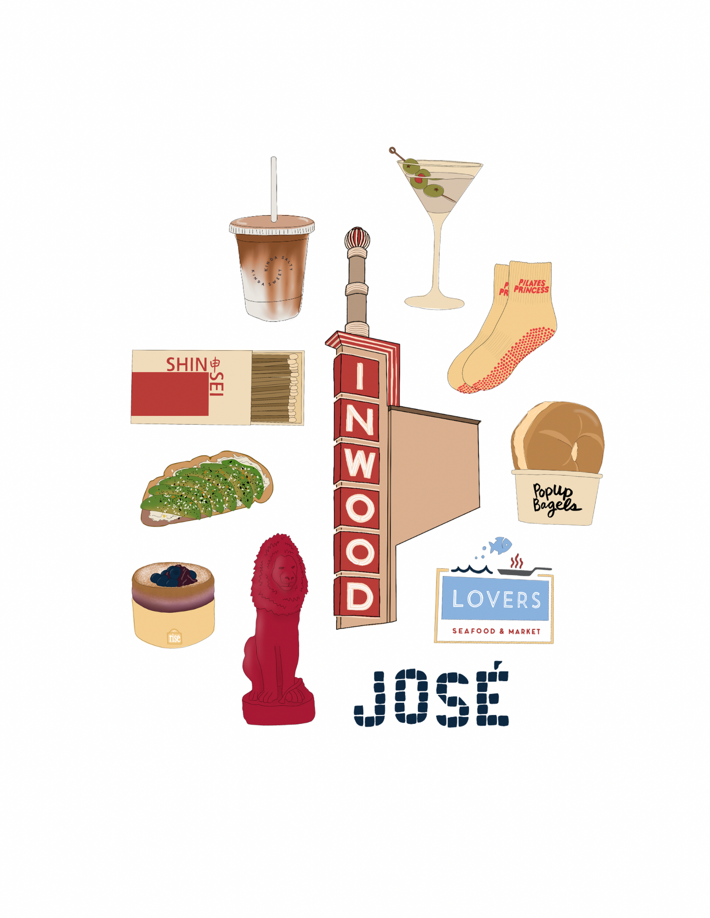 Dallas - Inwood Village Local Print