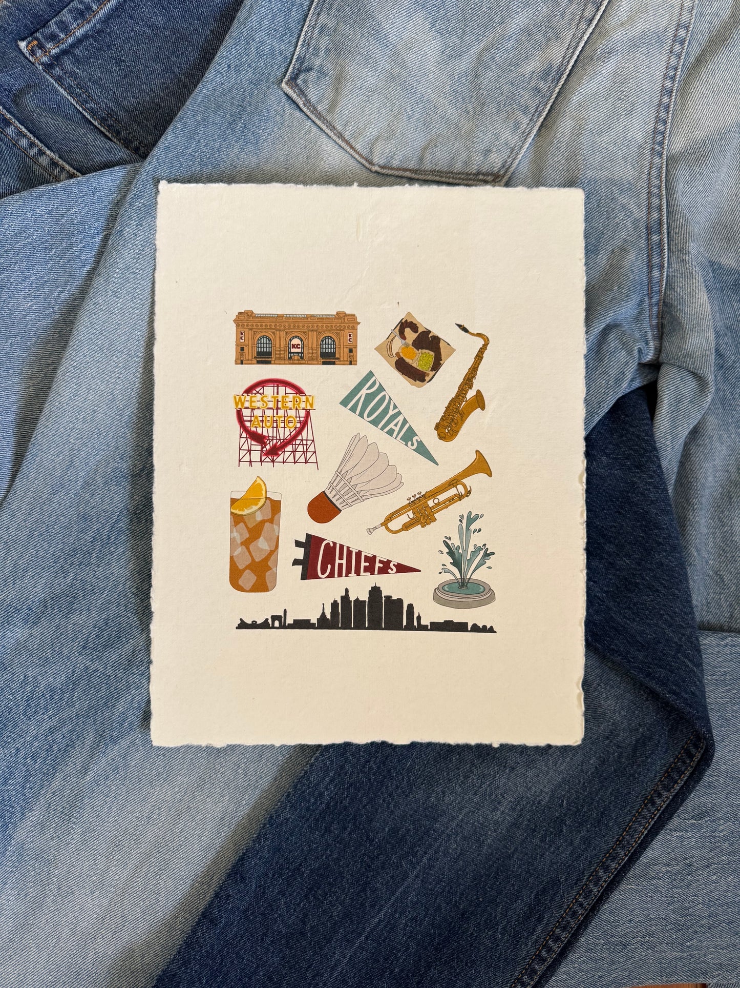 Kansas City City Print