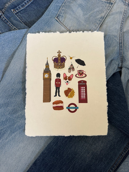 London Passport Print