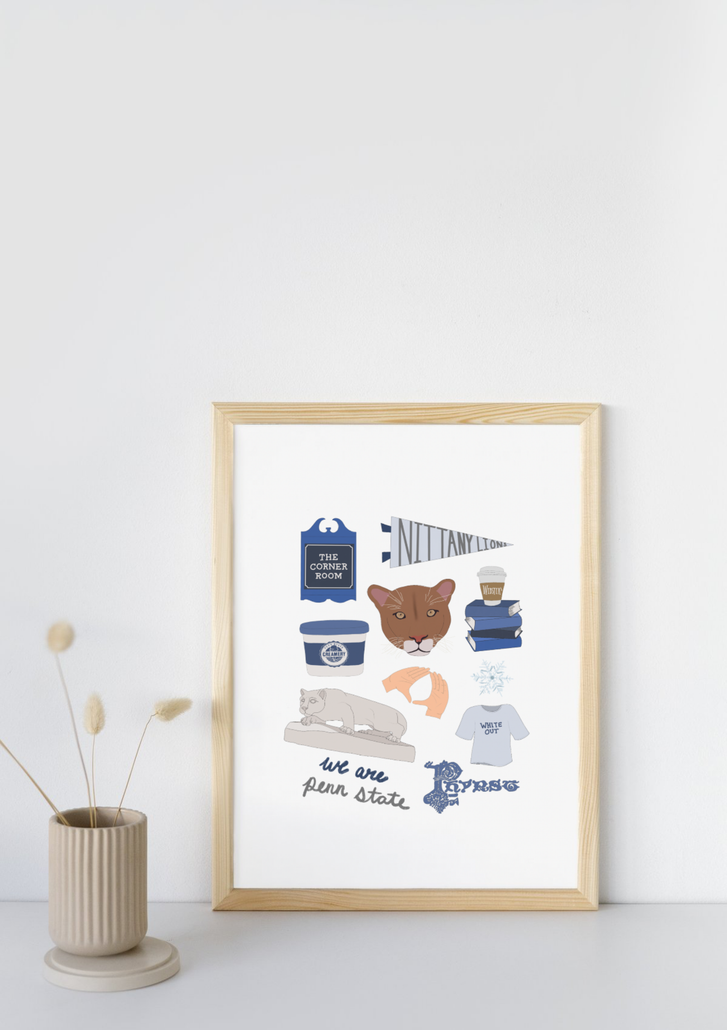 State College, Pennsylvania Campus Print