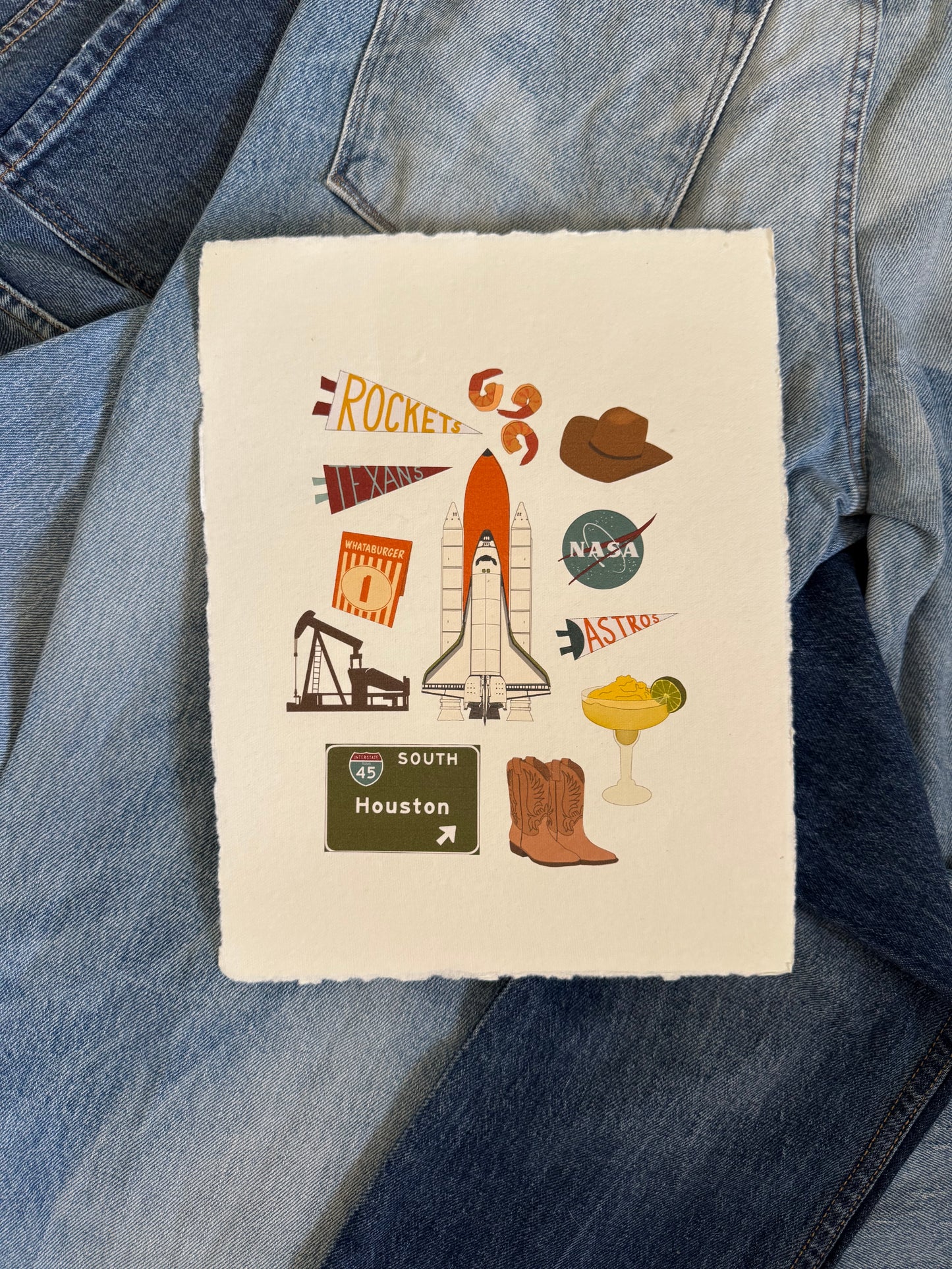 Houston City Print