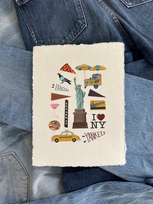 New York City City Print