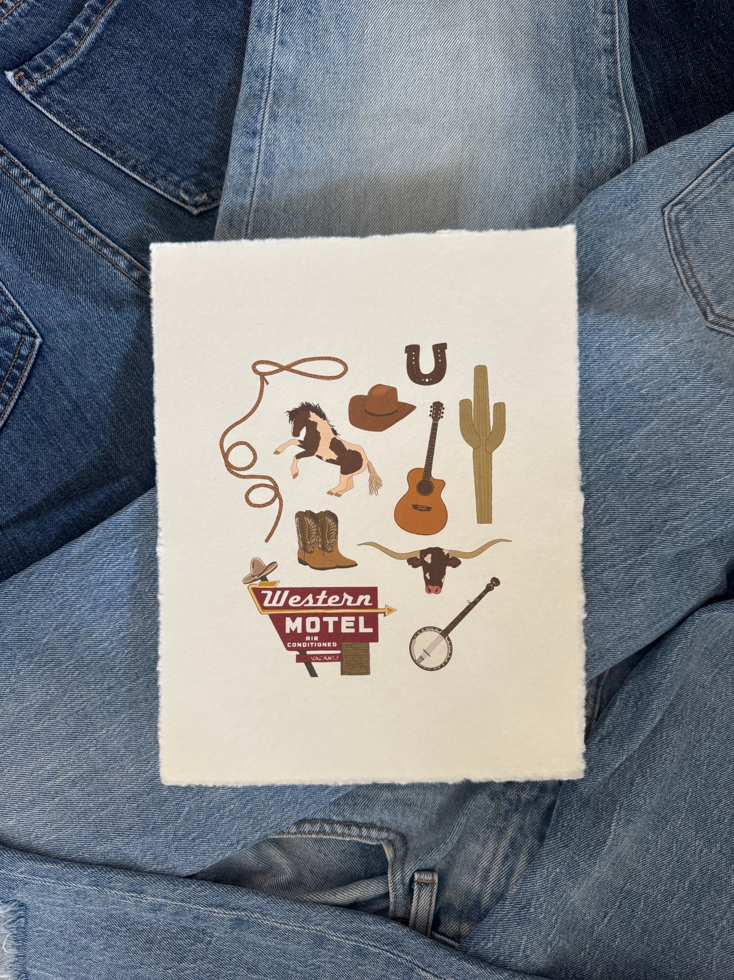 Wild West Region Print