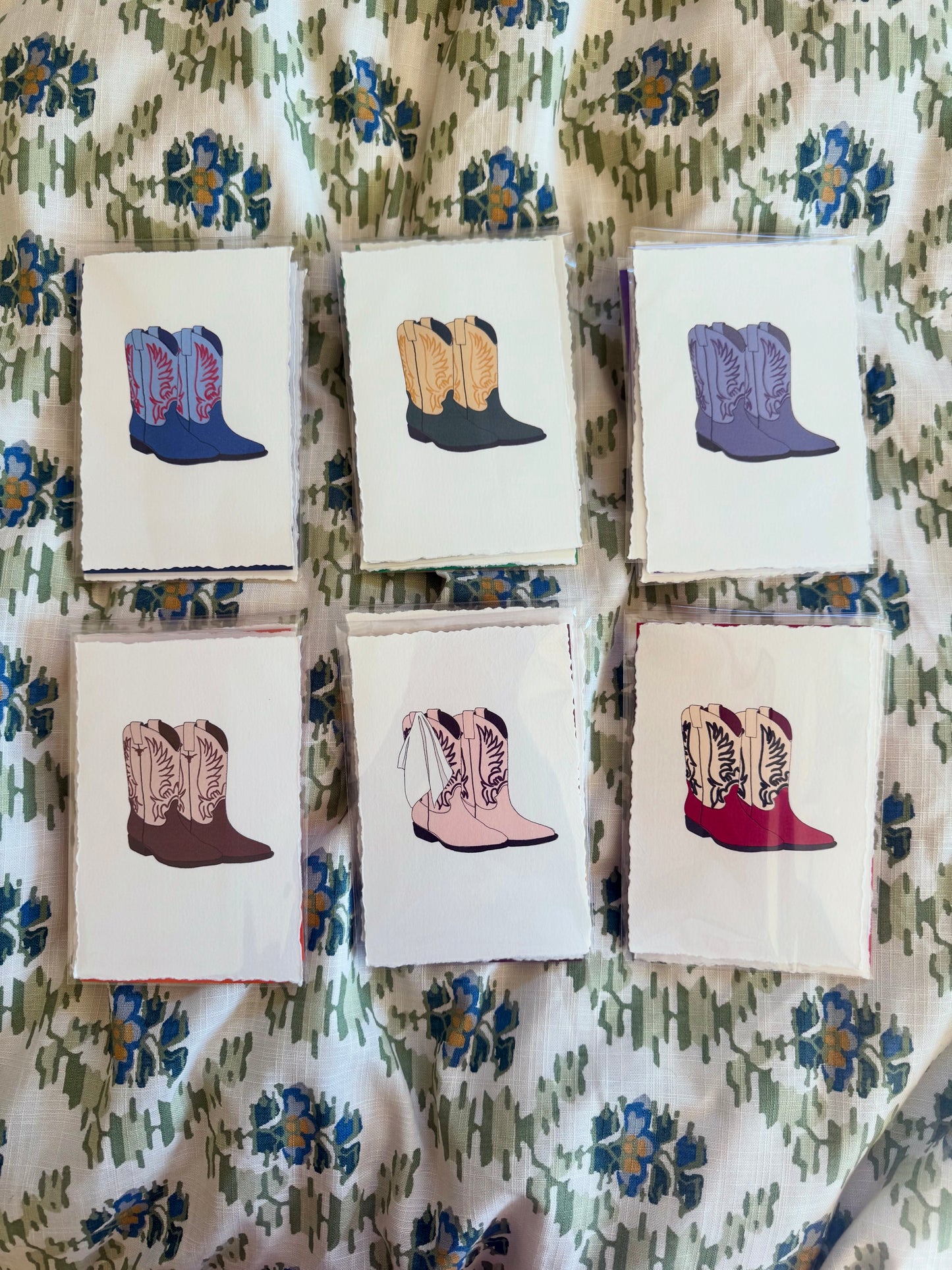 University Boots Mini Print