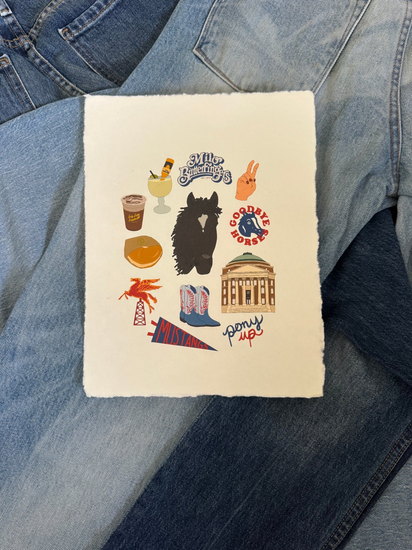 Dallas, Texas University Print