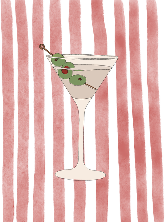 Martini 4x6 Print