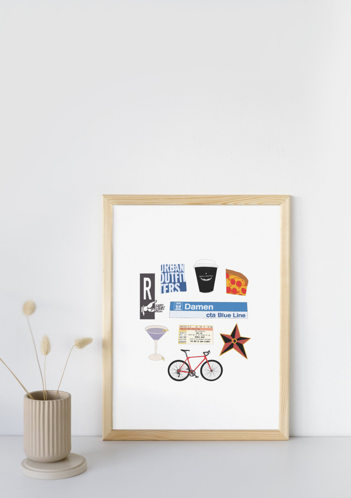 Chicago - Wicker Park Local Print