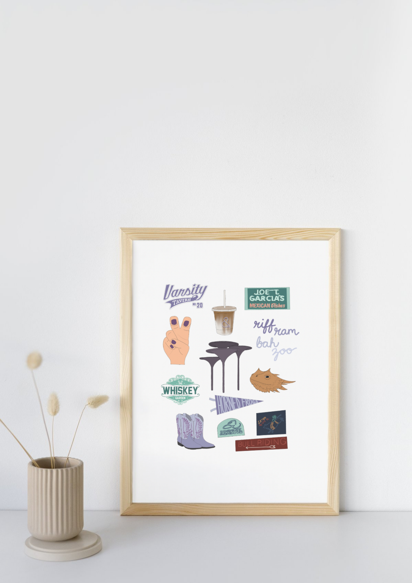 Fort Worth, Texas University Print
