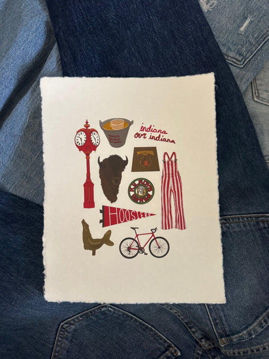 Bloomington, Indiana Campus Print