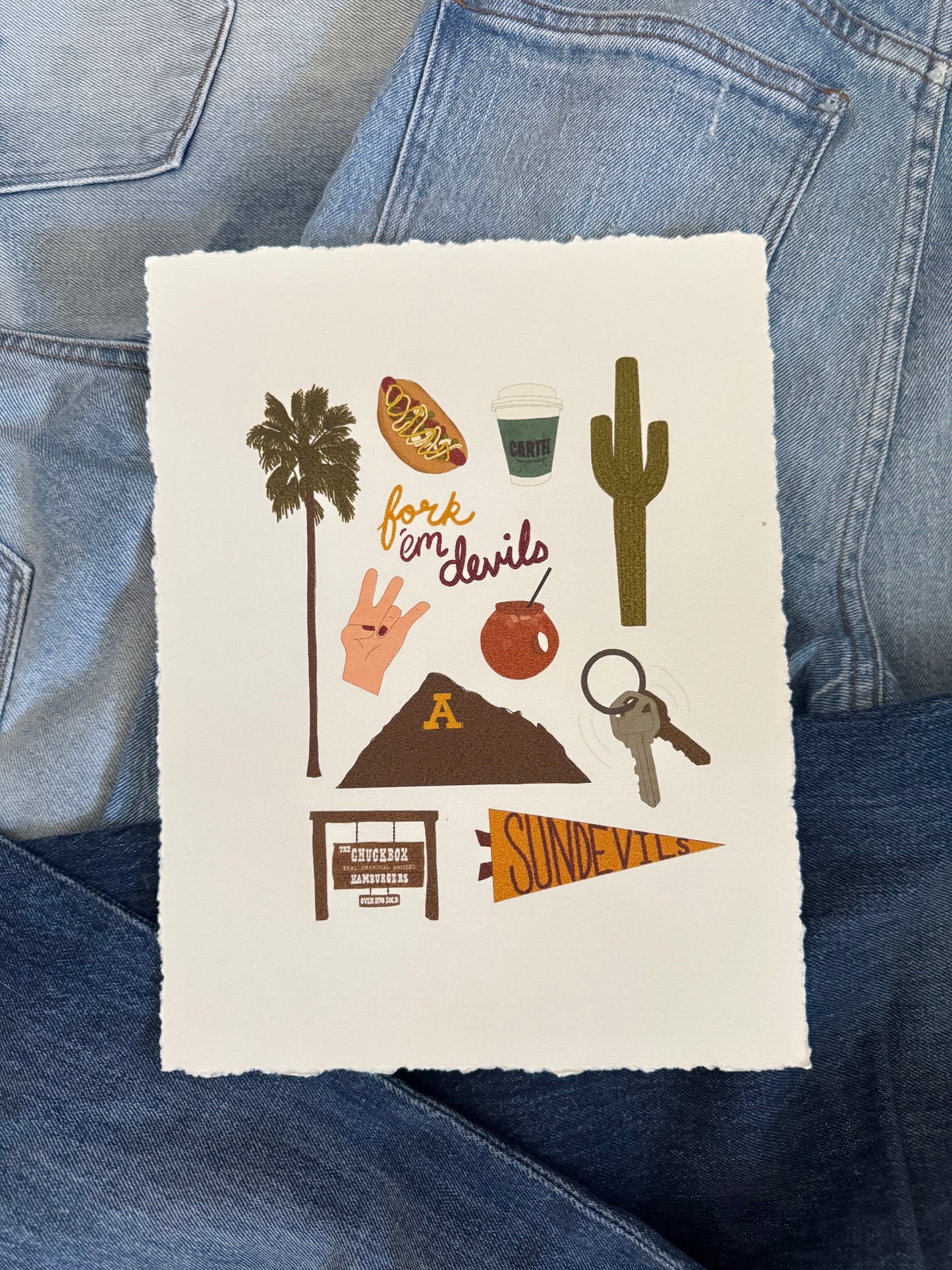Tempe, Arizona Campus Print