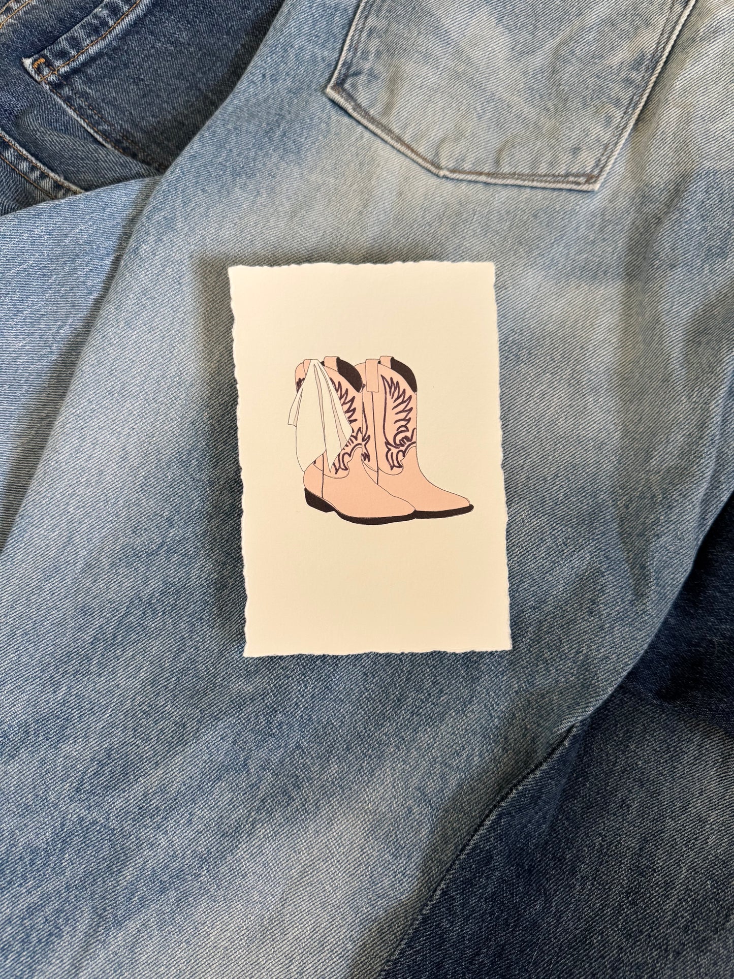 University Boots Mini Print