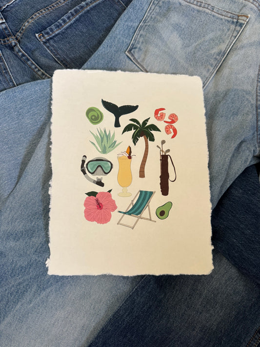 Punta Mita Passport Print