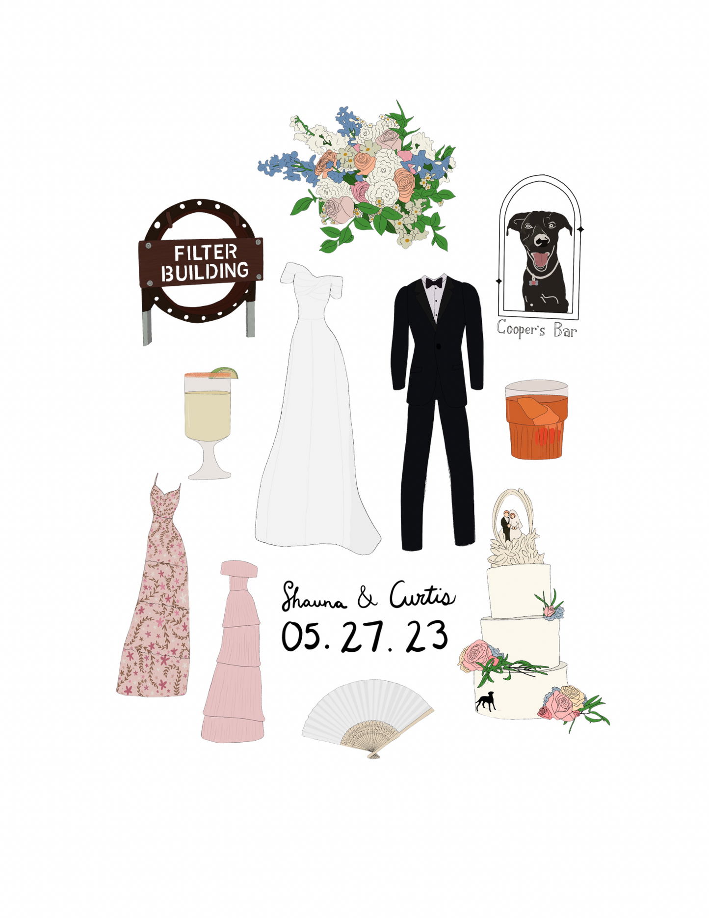 Custom Wedding Print