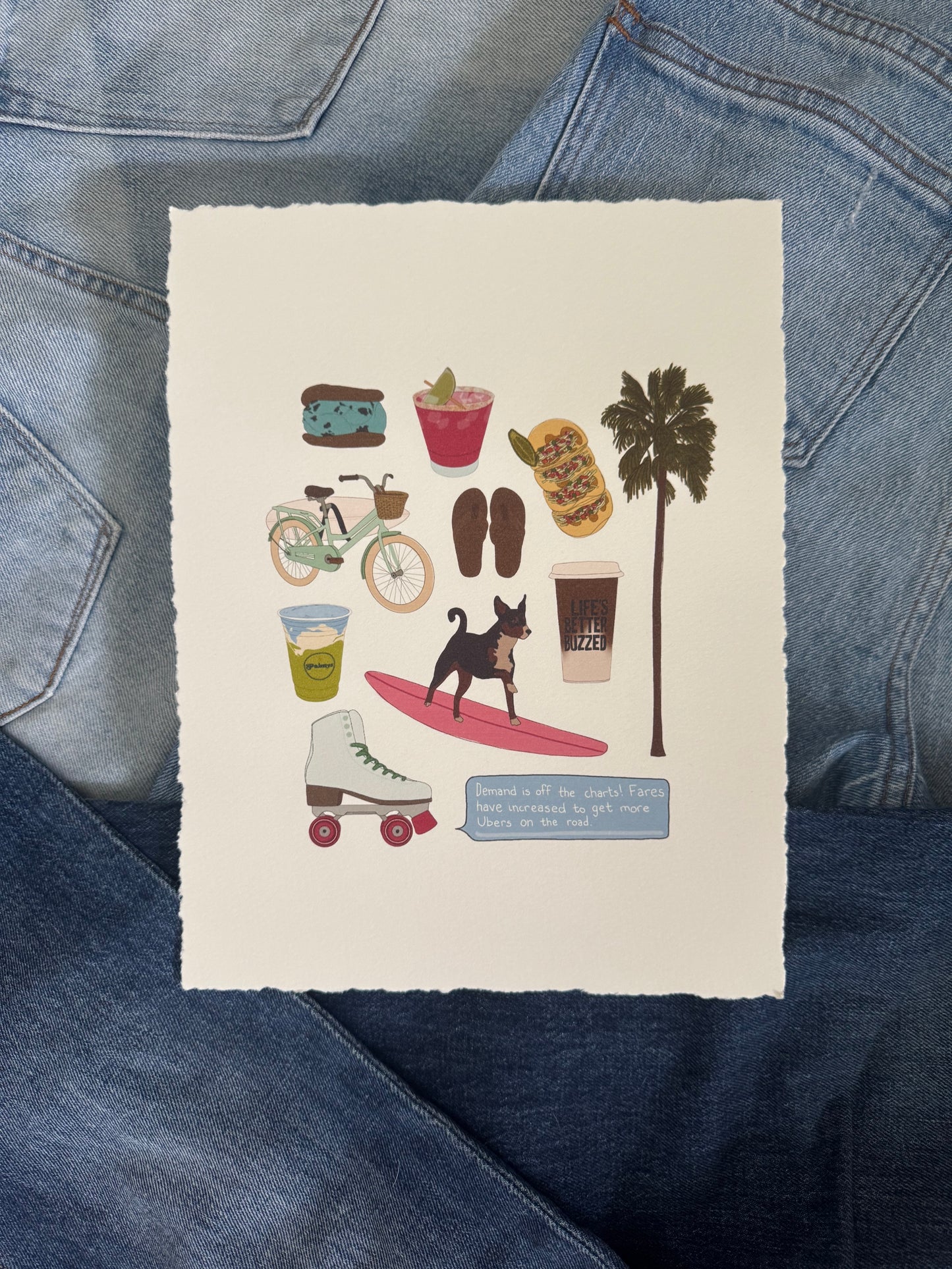San Diego - Pacific Beach Local Print