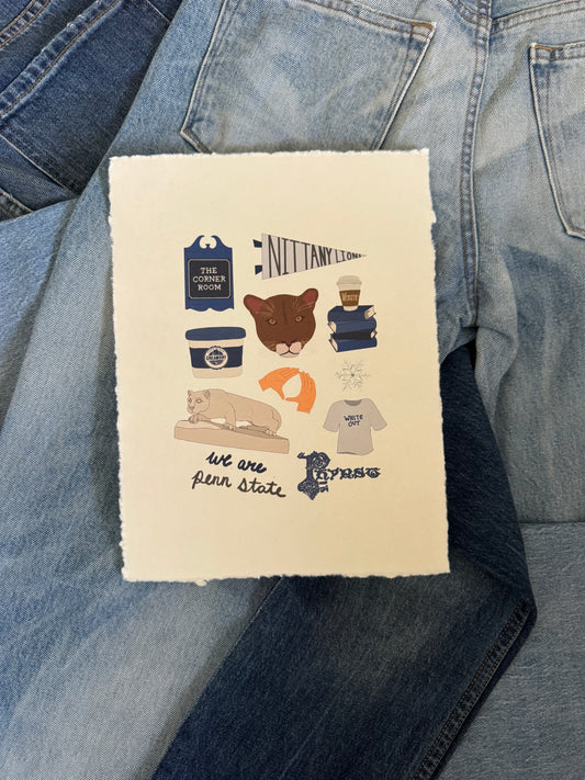 State College, Pennsylvania Campus Print