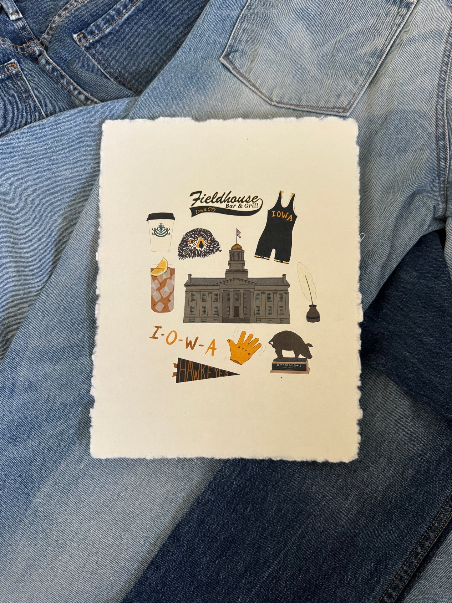 Iowa City, Iowa University Print