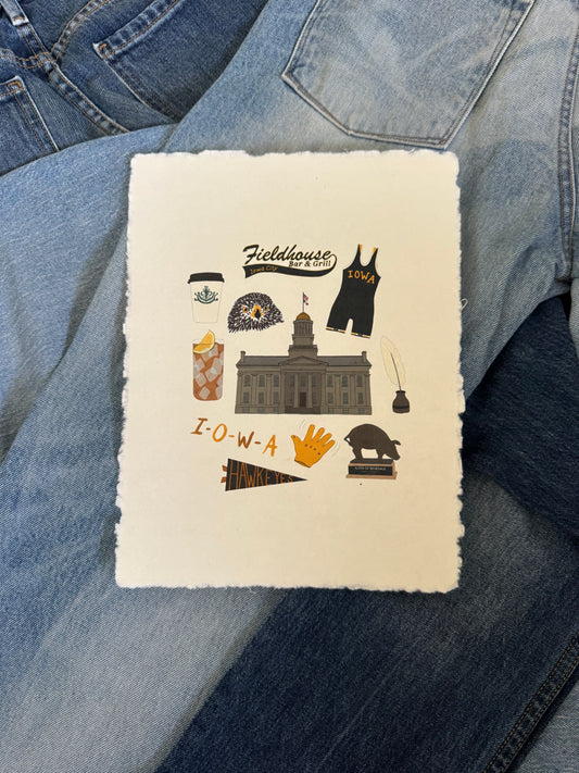 Iowa City, Iowa University Print