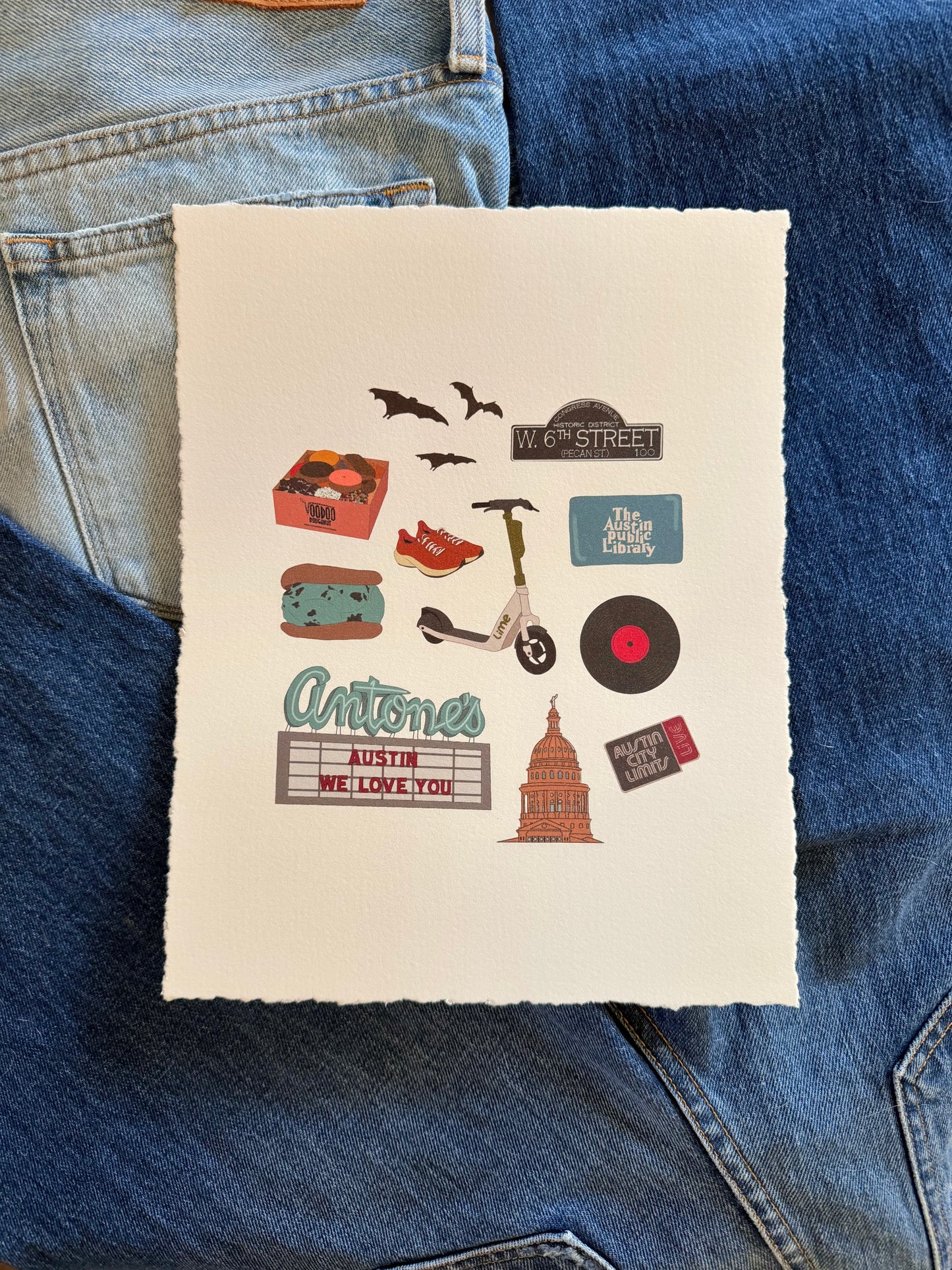 Austin - Downtown Local Print