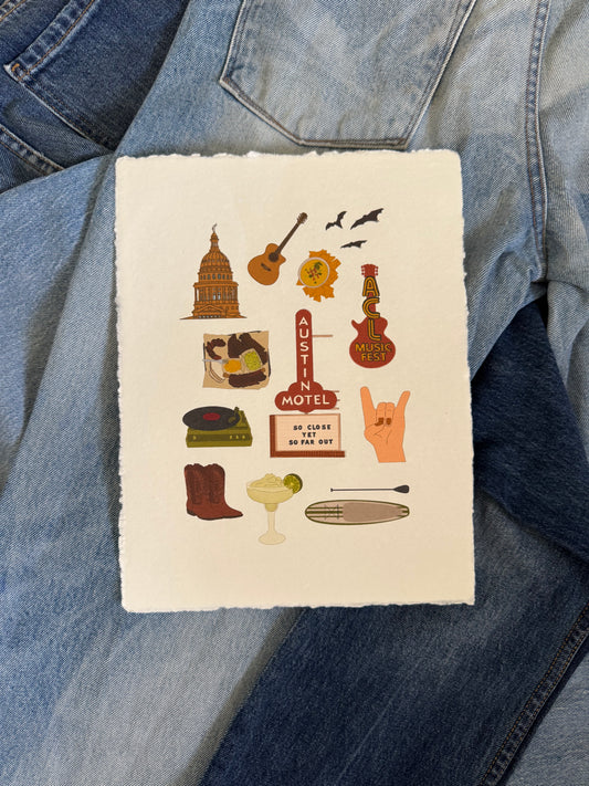 Austin City Print