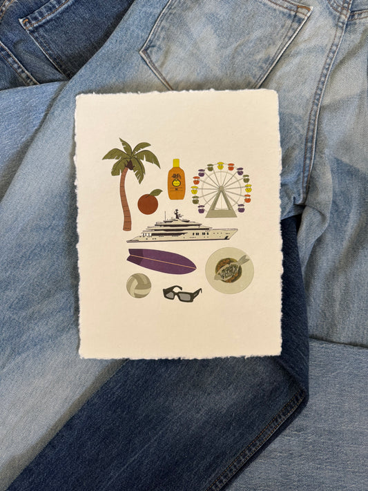 Orange County City Print