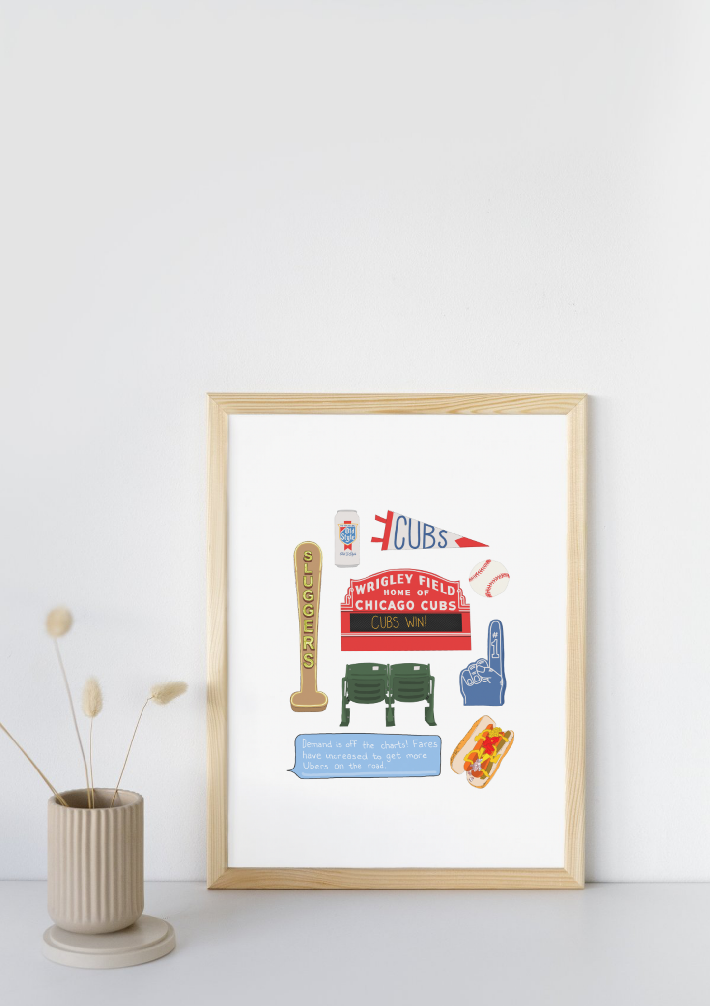 Chicago - Wrigleyville Local Print