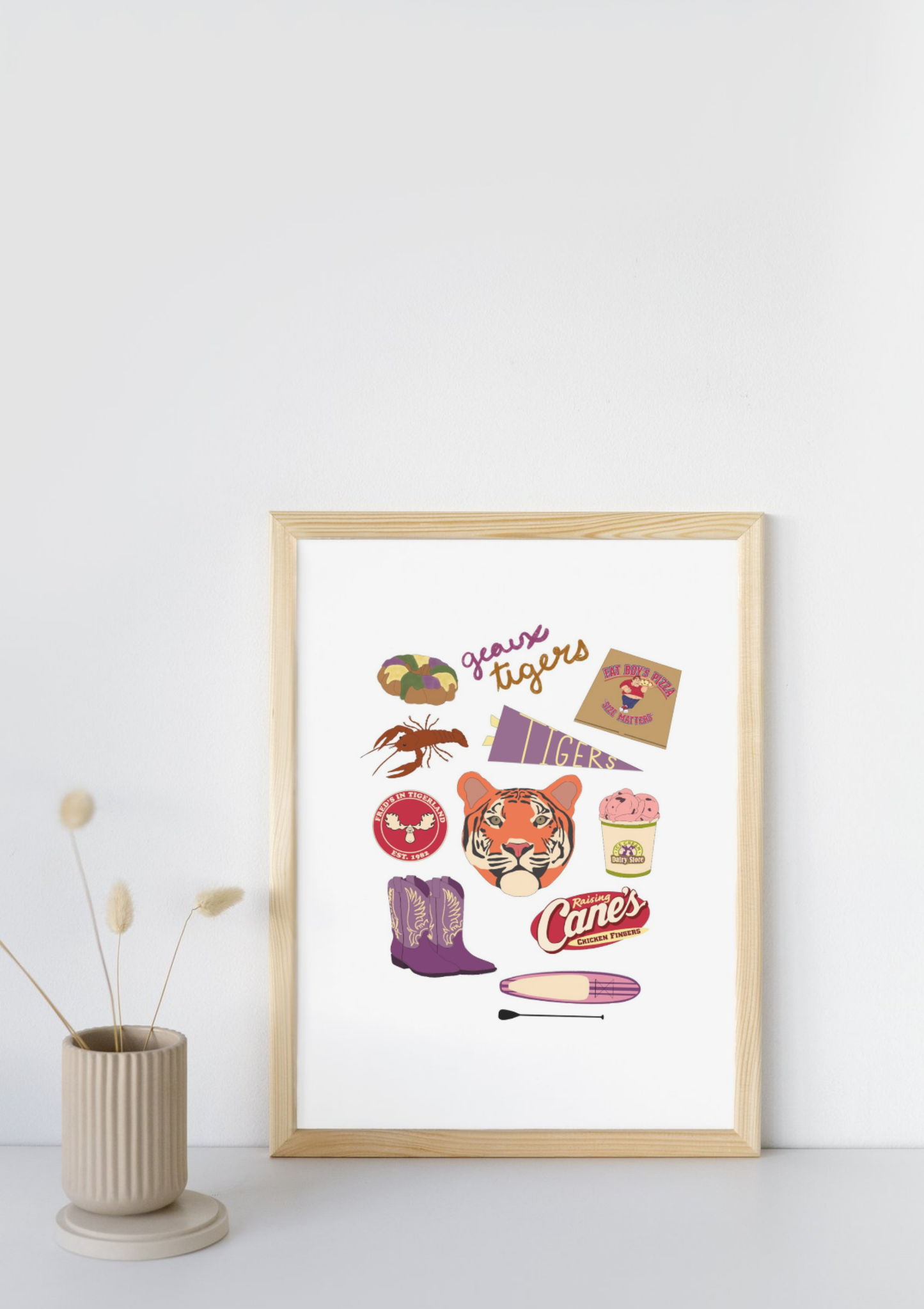 Baton Rouge, Louisiana University Print