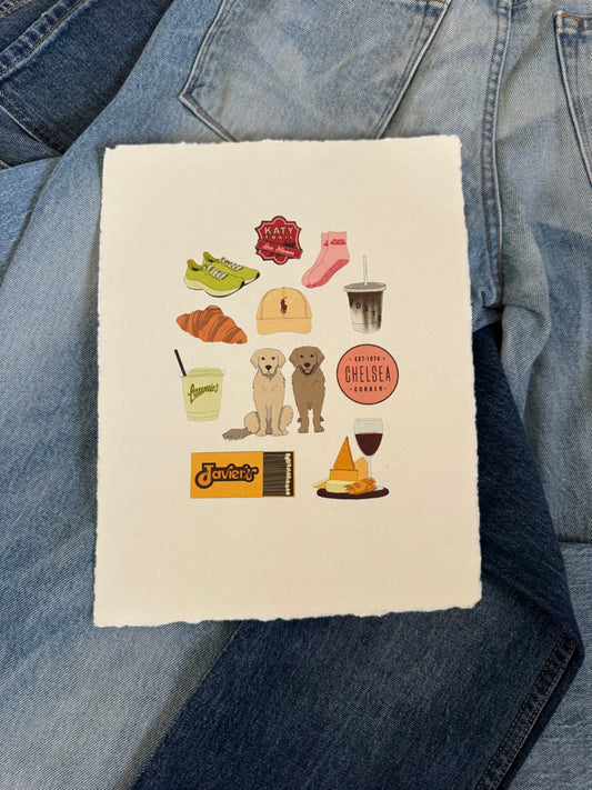 Dallas - Knox/Henderson Local Print