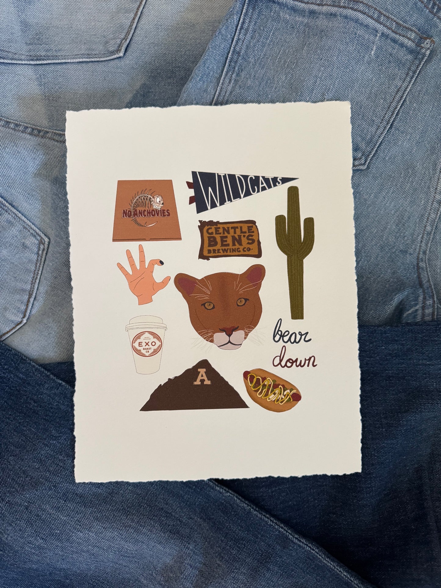 Tucson, Arizona Campus Print