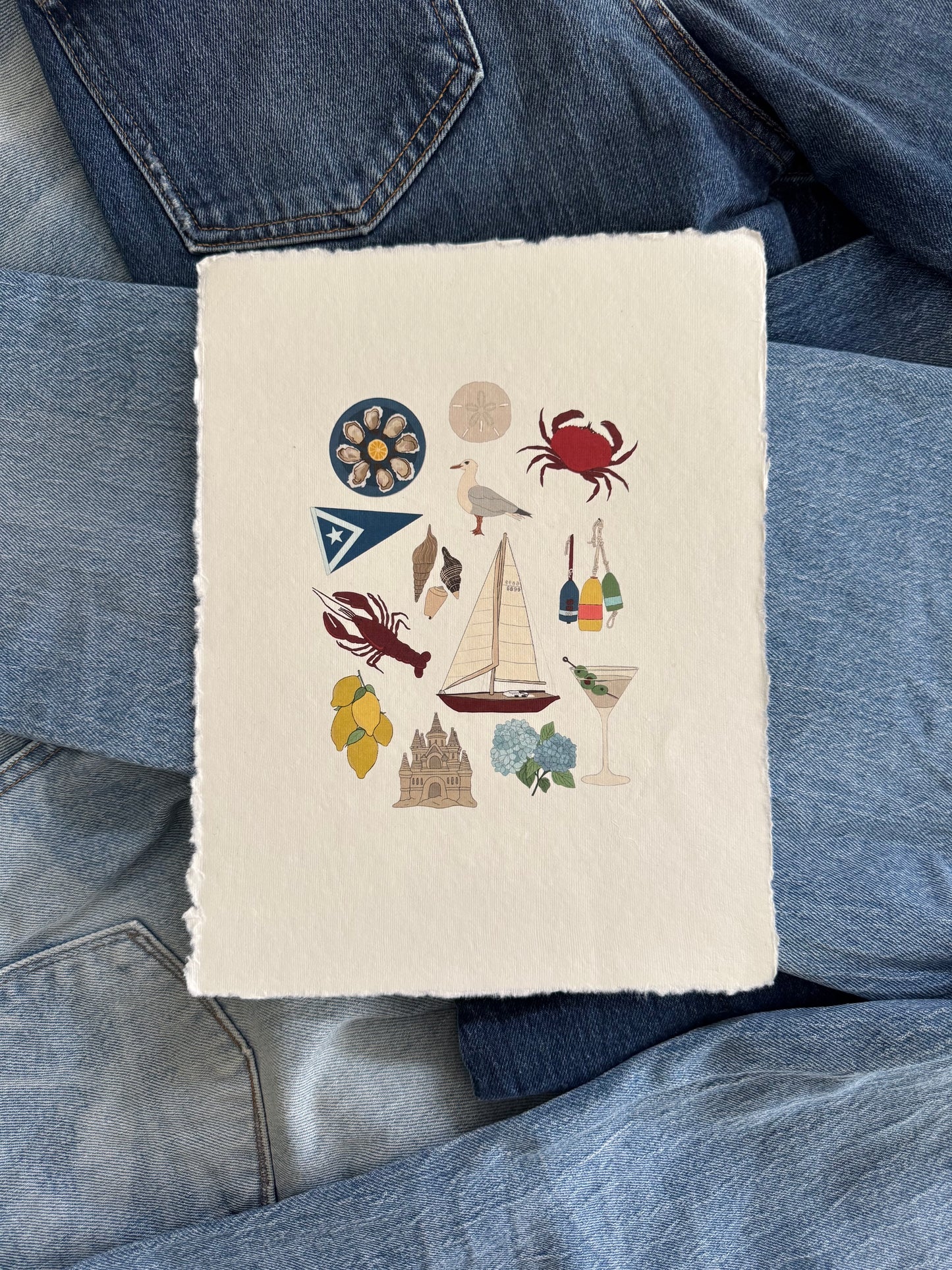 Nantucket City Print
