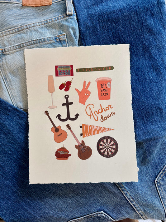 Nashville, Tennessee Campus Print