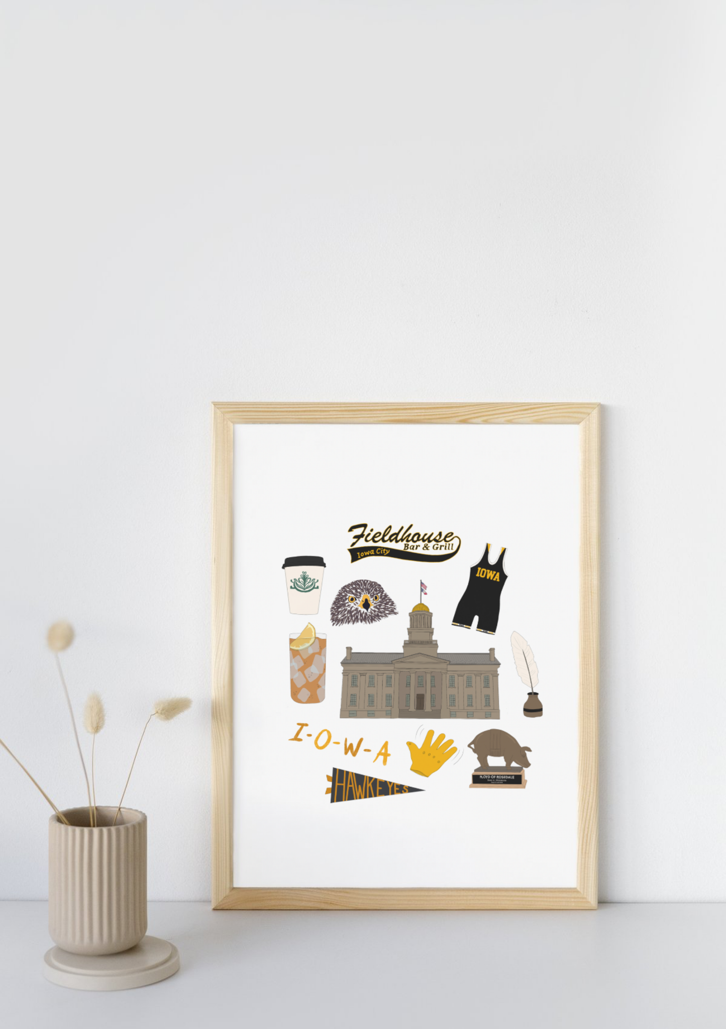 Iowa City, Iowa University Print